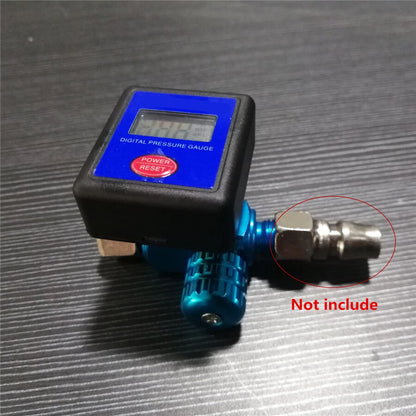 Digital Spray Gun Air Pressure Gauge with Water Separator Filter Tool