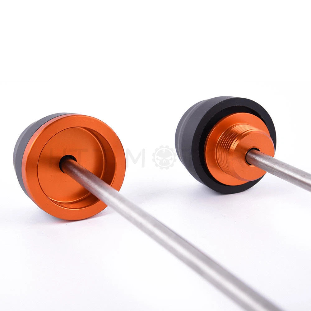 Front Rear Axle Wheel Fork Protector Sliders for KTM 1050 1290 (2015–2020)