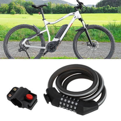 Bike Cable Lock 5 Digit Resettable for Universal Bike (Any Year)