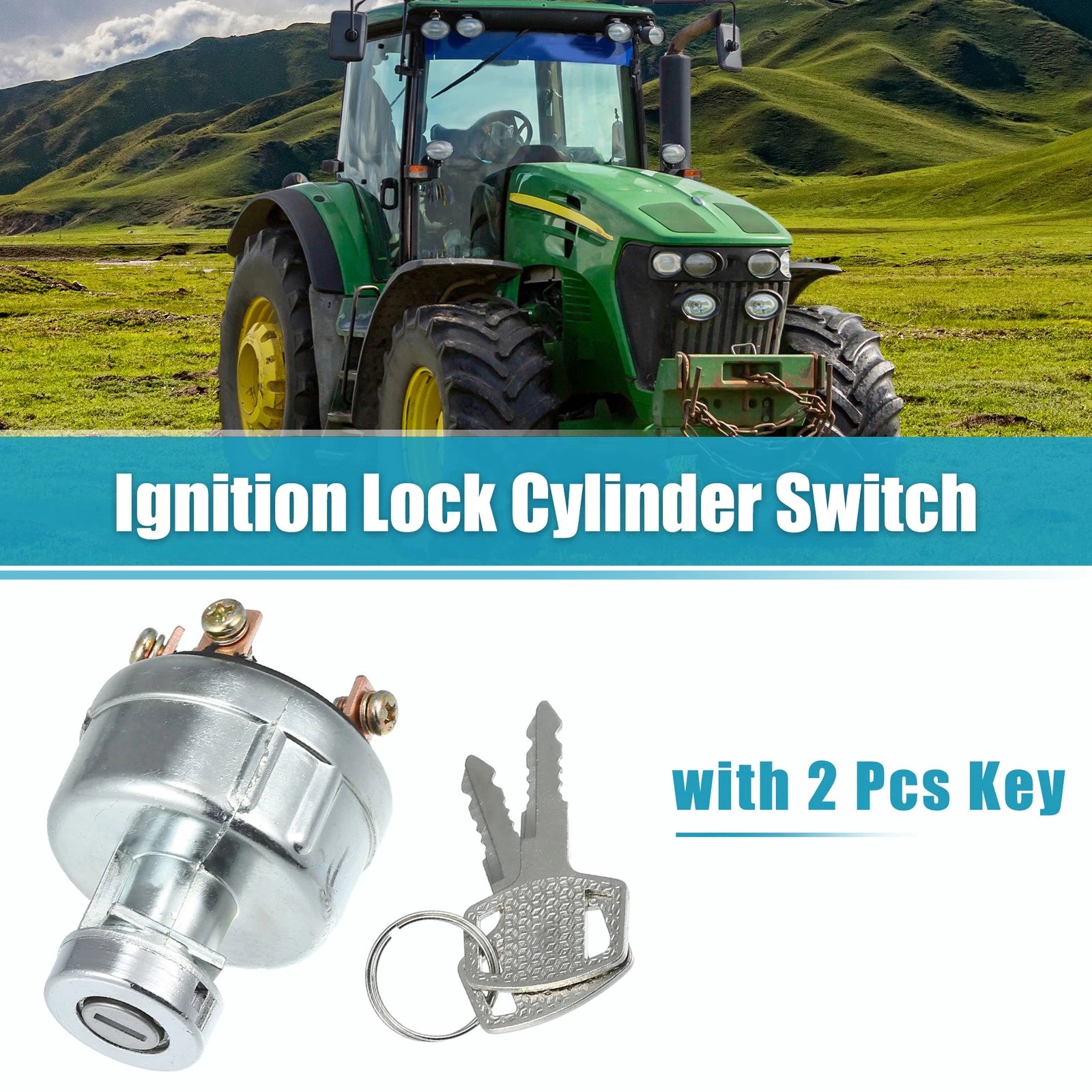 Ignition Switch with Keys Replacement for Mitsubishi Tractors D1300 (2001–2010)