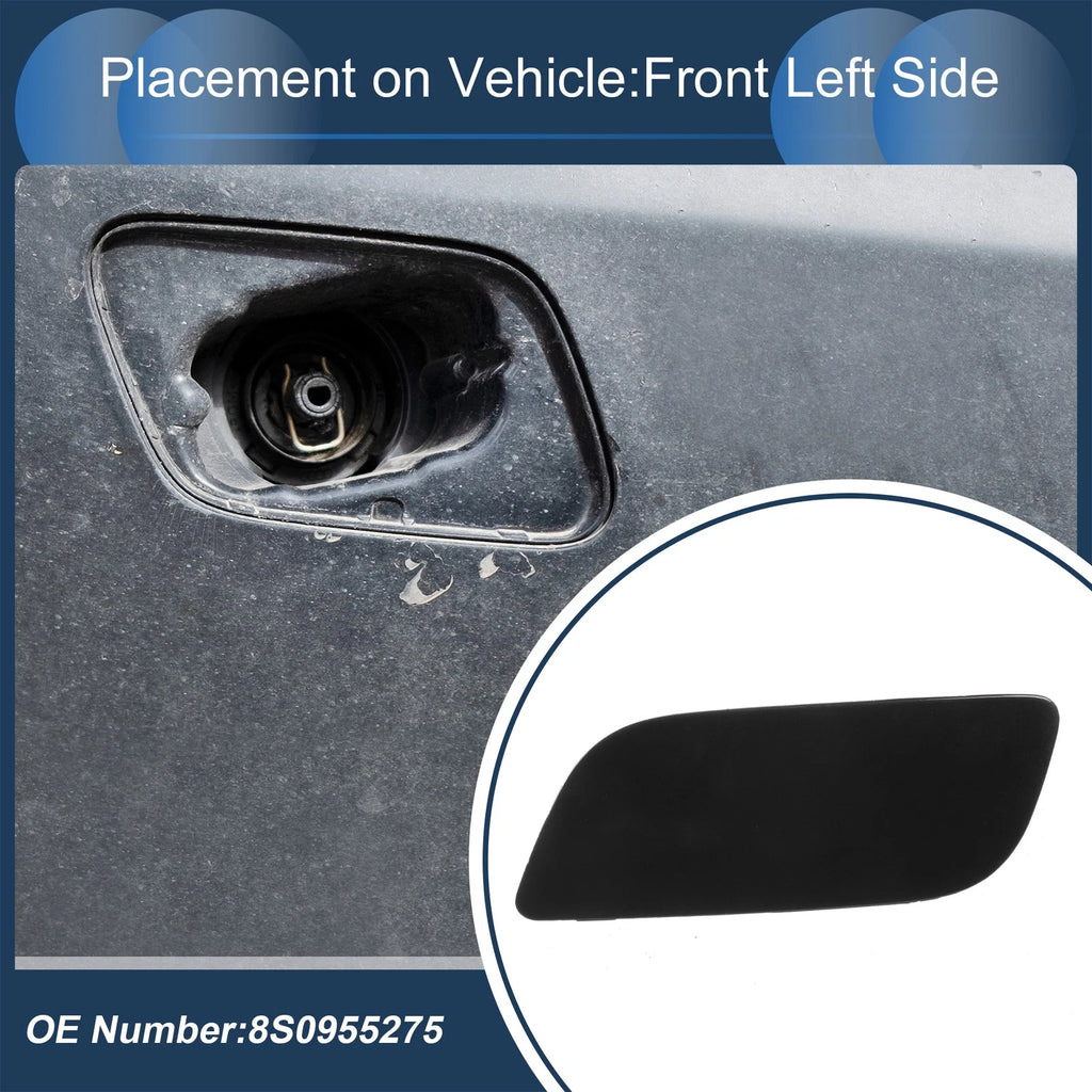 Washer Nozzle Cover Cap Front Left Replacement for Audi TT (2016–2023)