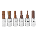 Set of 6 Hex Screwdriver Bits H3-H8 for Workshop Equipment