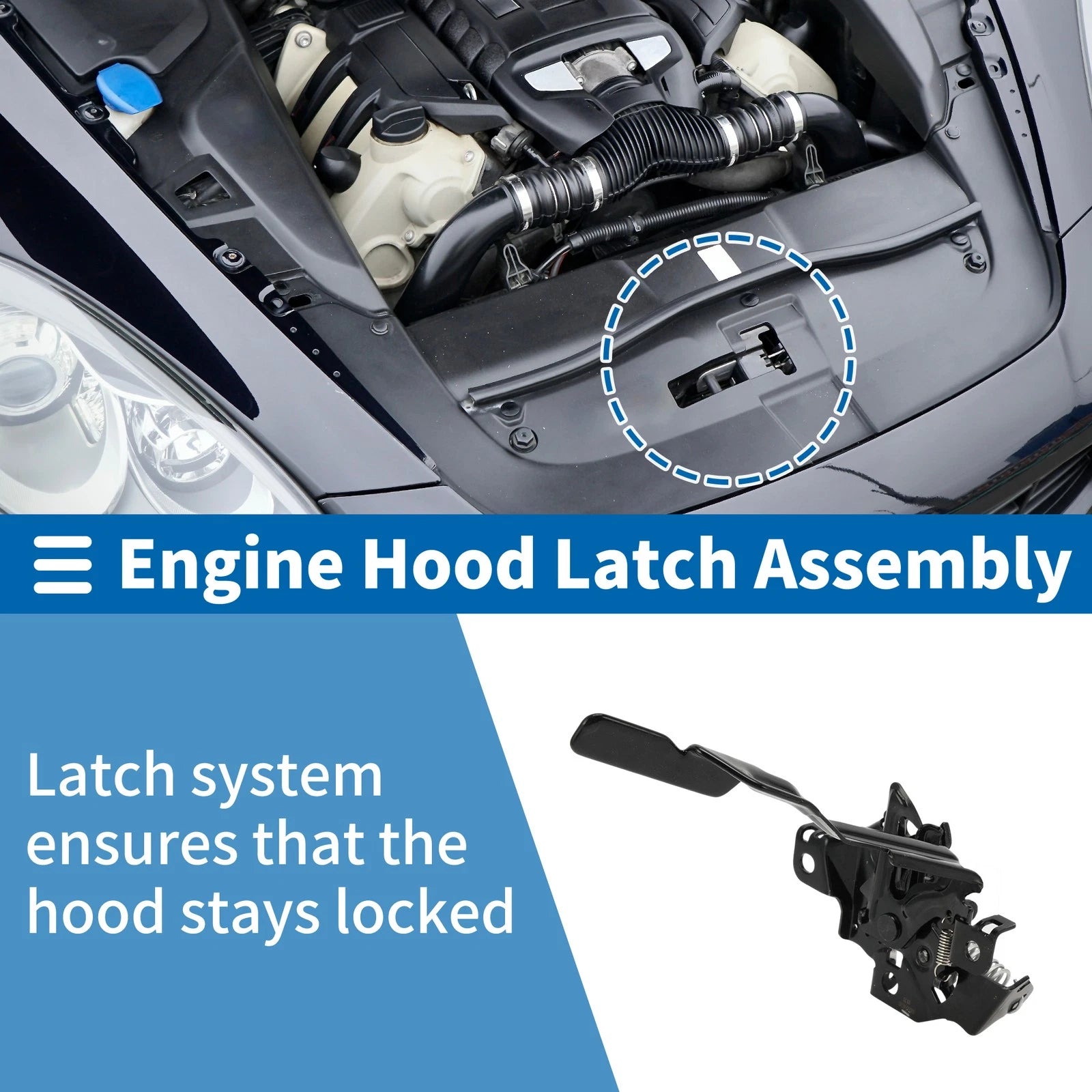 Hood Latch Assembly for Toyota RAV4 (2014–2019) Replacement