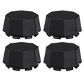 Set of 4 Black Center Wheel Hub Caps for Polaris Sportsman 570 SP (2015–2025)