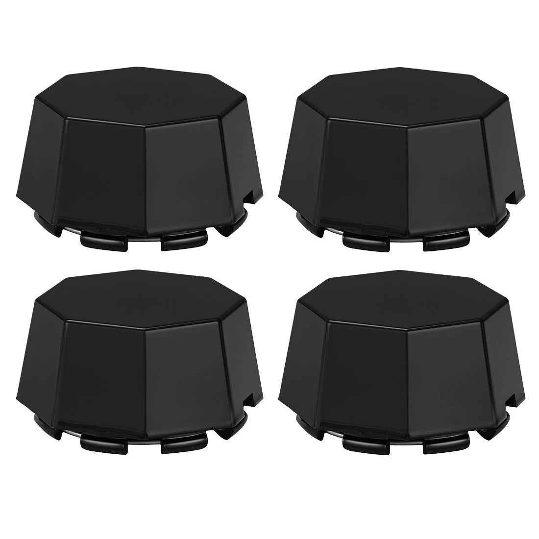 Set of 4 Black Center Wheel Hub Caps for Polaris Sportsman 570 SP (2015–2025)