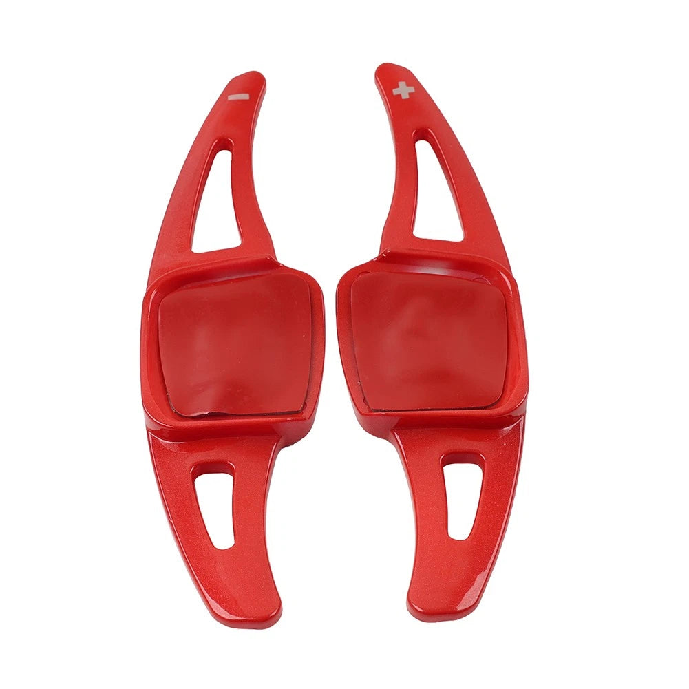 Steering Wheel Paddle Shifter Extensions for VW Golf 8, Atlas, Sharan, CC (2020–2023) - Red