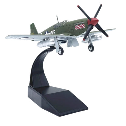 P-51 Mustang Fighter Aircraft Model (1/72 Scale) Display Souvenir