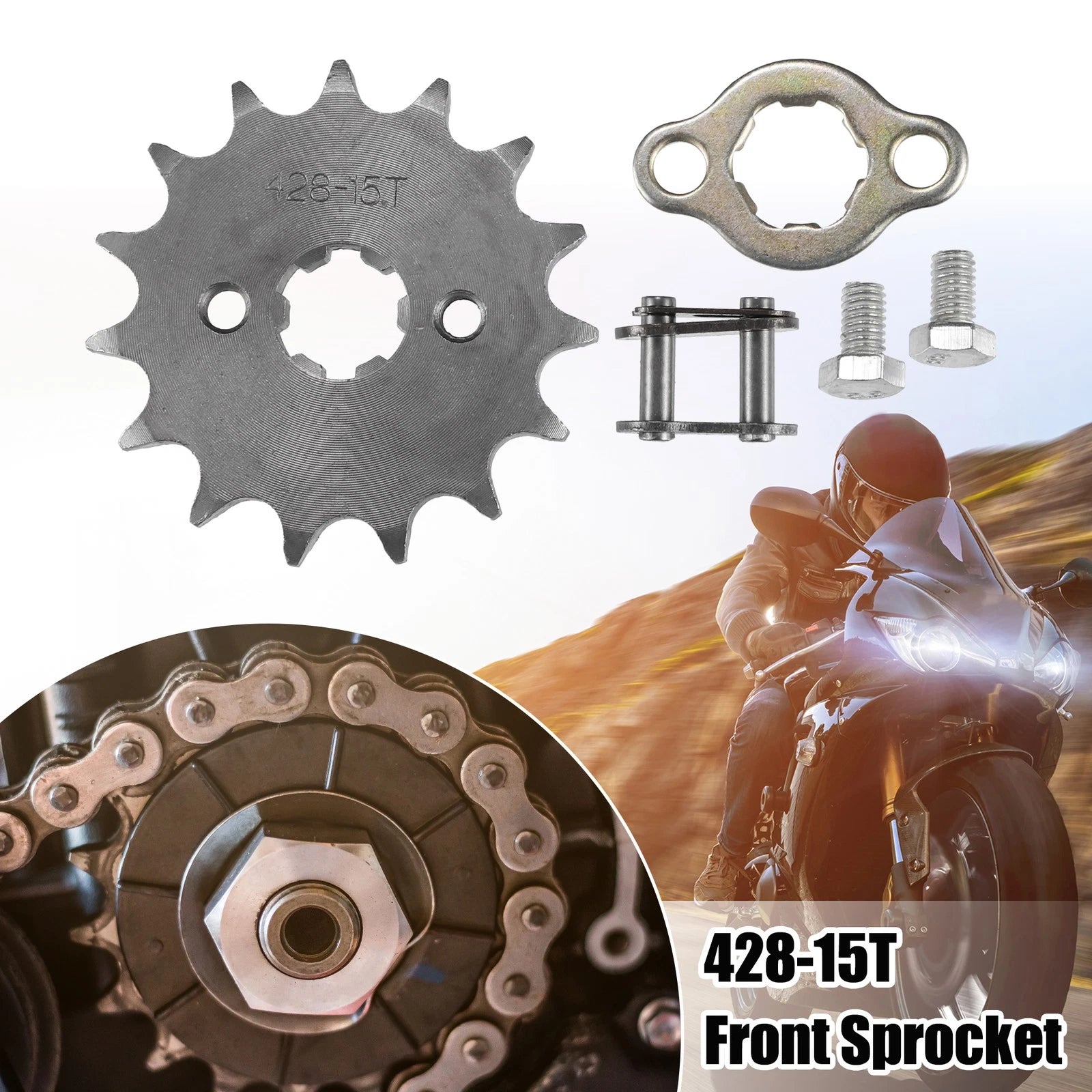 Front Engine Sprocket 17mm Replacement Set for Dirt Bike Mini Bike (2000–2020)