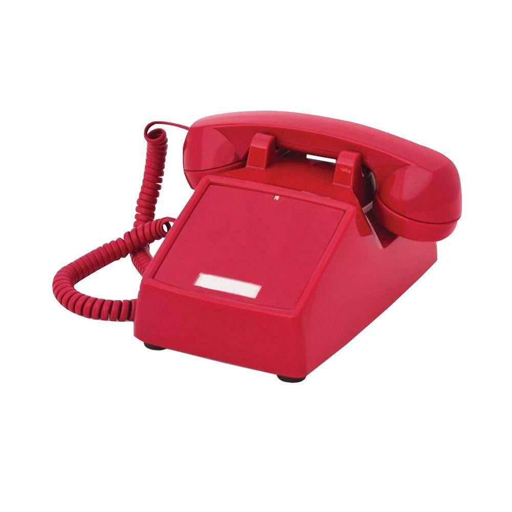 Cortelco 2500NDL-RD Desk Telephone No Dial (250047-vba-ndl)