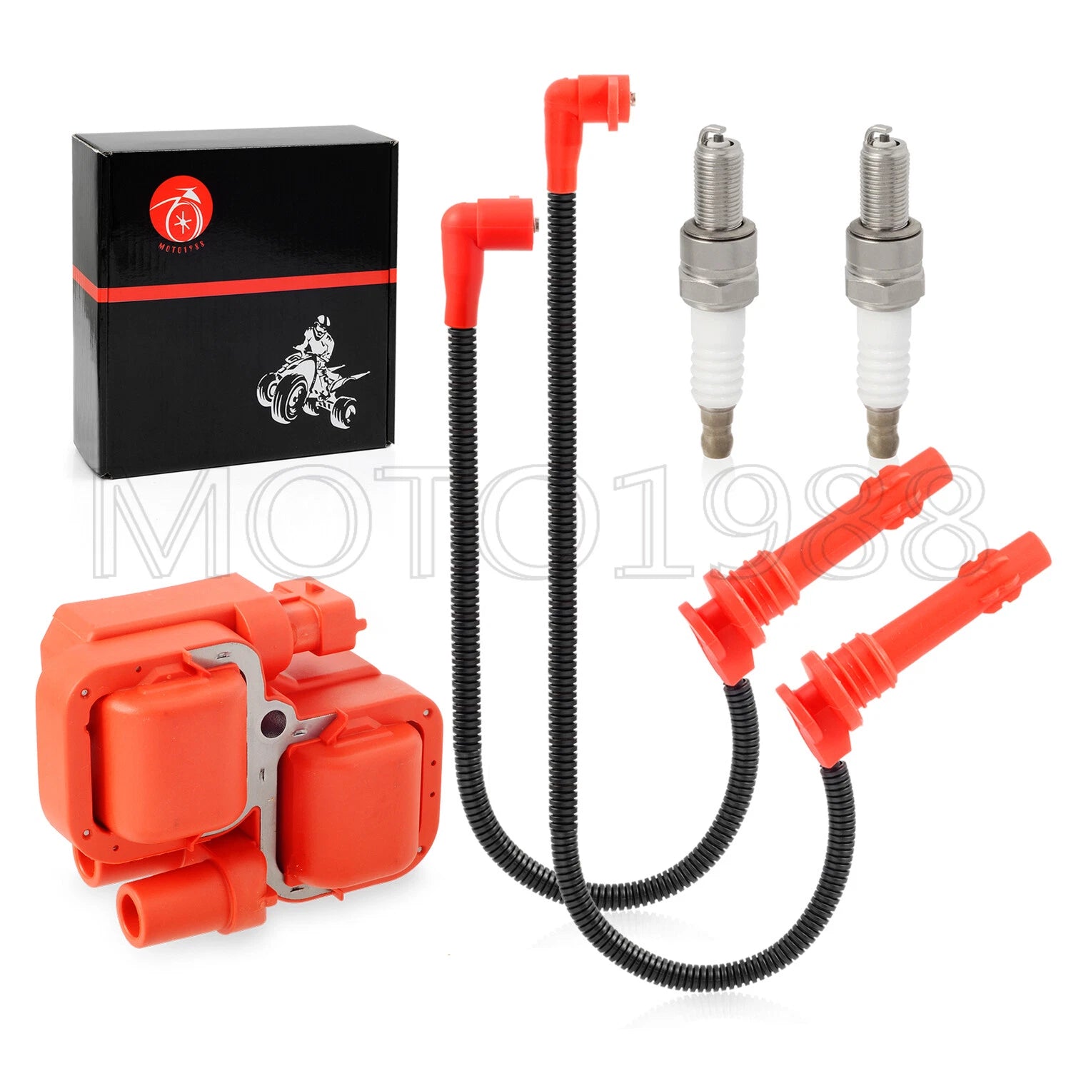 Ignition Coil & Spark Plug Wire Cap for Polaris General 1000 (2016–2023)