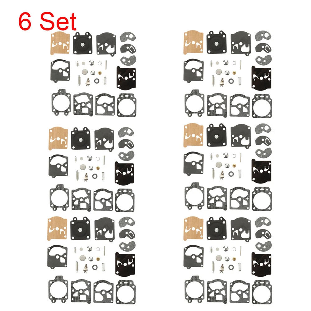 6X Carburetor Diaphragm Gasket Kit for Walbro WA WT K10-WAT