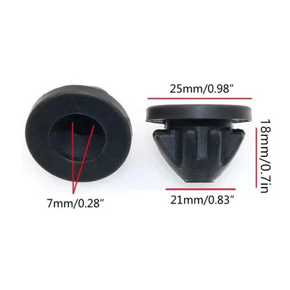 10Pcs Engine Cover Trim Rubber Mount Grommet Bush Bump Stop For BMW 11127614138