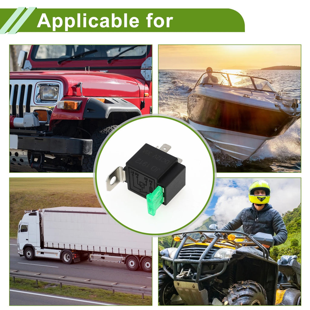1 Pc 12V 30A Waterproof Auto Relay for Car (4 Pins)