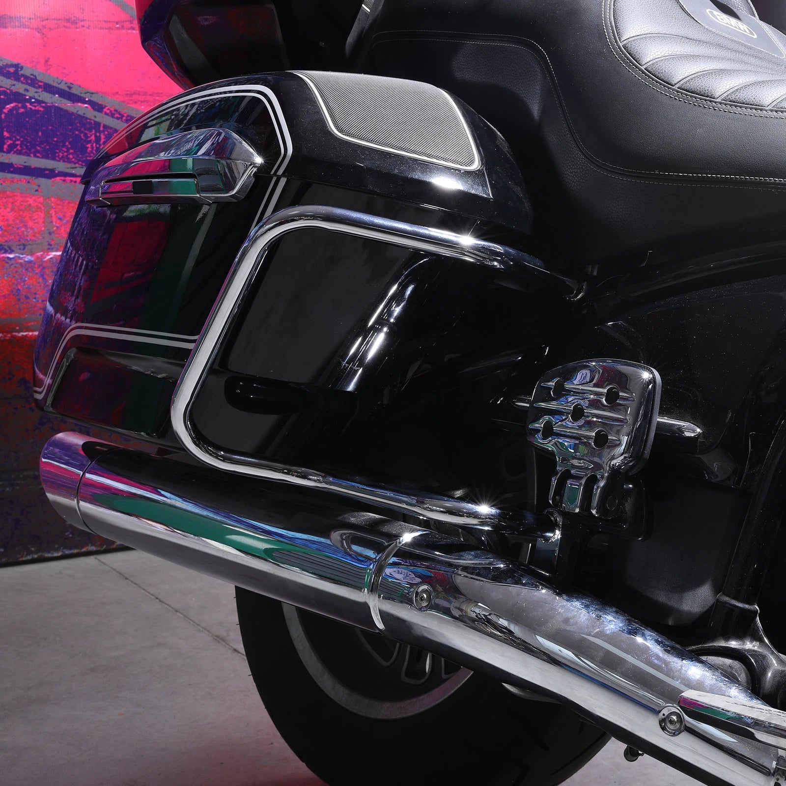 Chrome Saddlebag Guards for BMW R18 B Transcontinental (2021–2025)
