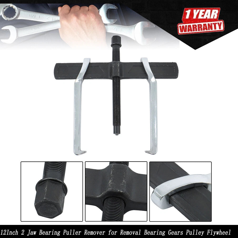 2 Jaw Bearing Puller Remover for Universal Applications (12 Inch)