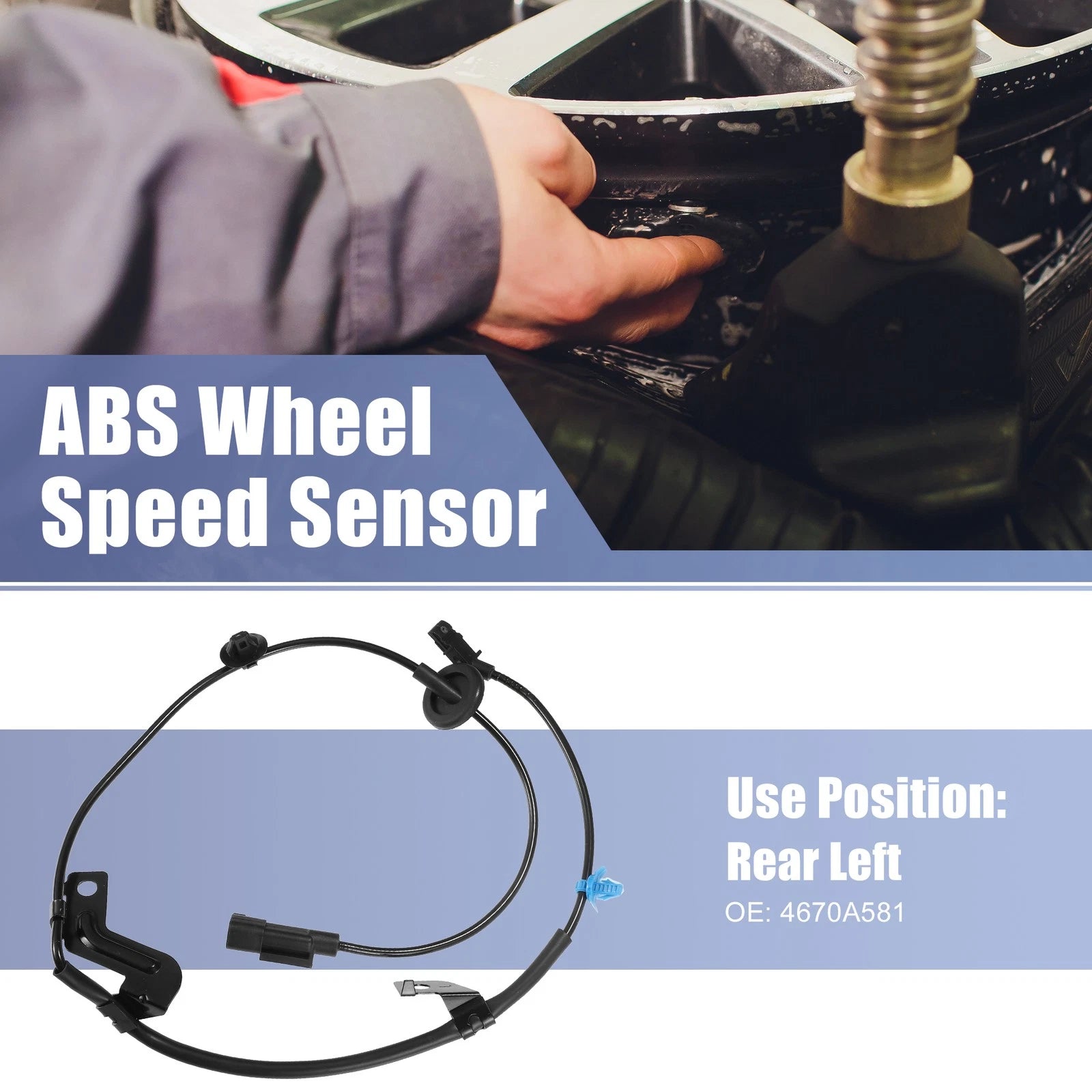Rear Left ABS Wheel Speed Sensor Replacement for Mitsubishi Outlander (2013–2024)