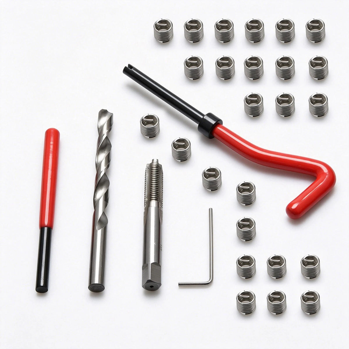 M8 x 1.25 Thread Repair Kit for Easy Install (25 Pcs)
