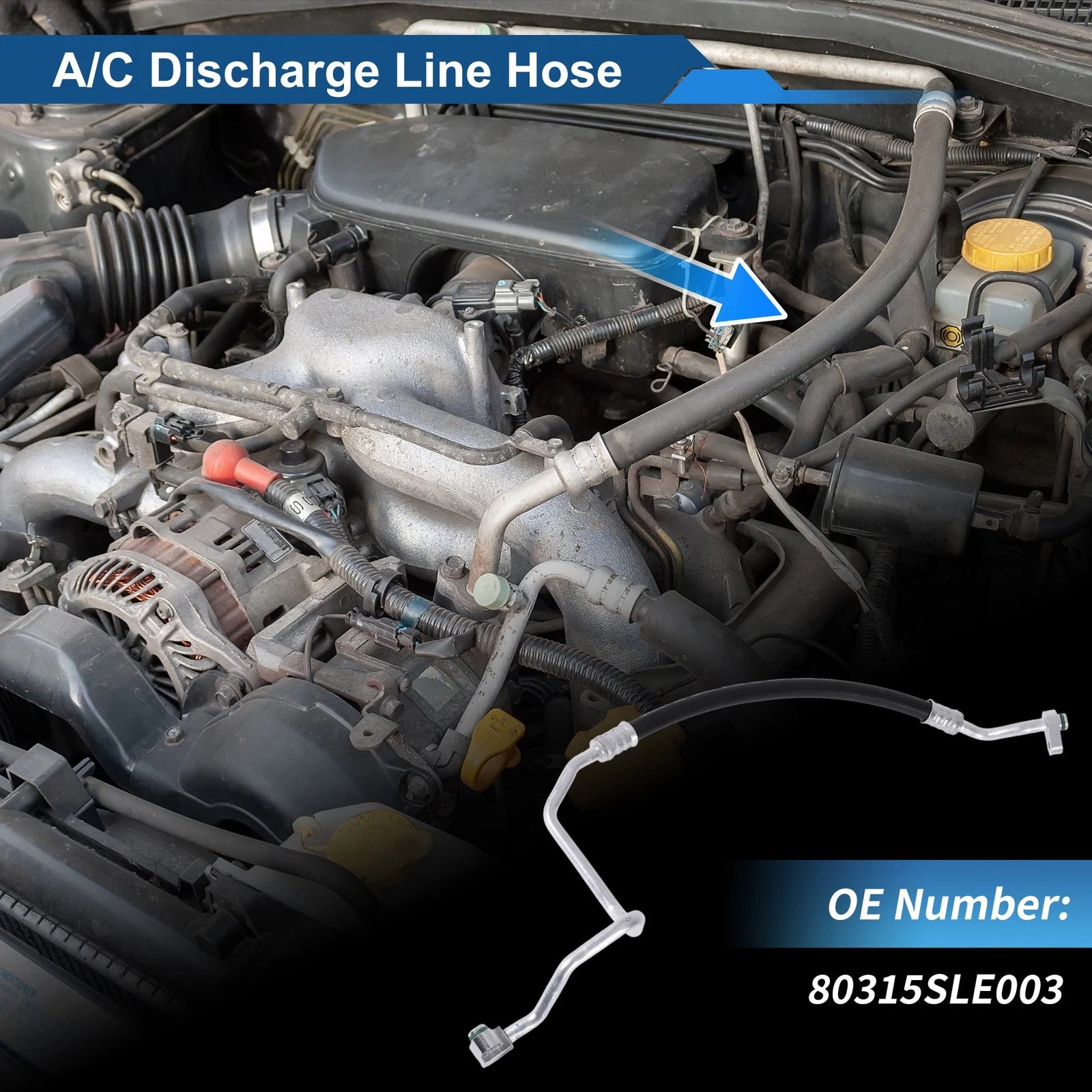 A/C Refrigerant Liquid Hose Replacement for Honda Odyssey (2005–2010)
