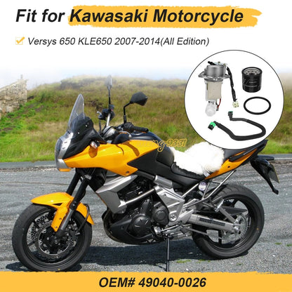 Fuel Pump, Hose & Oil Filter for Kawasaki Versys 650 (2007–2014)