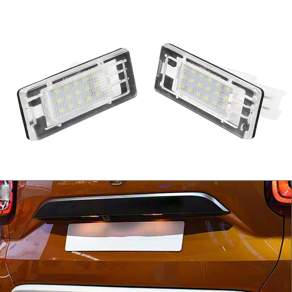 Rear License Plate Light Lamp for Dacia Duster (2010–Present)