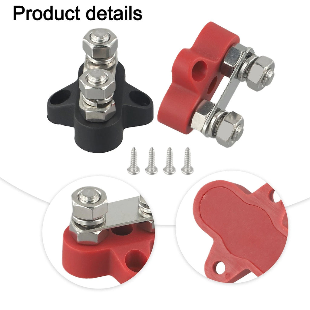 M8 Dual Connection Battery Terminal Blocks for Cars (Universal)
