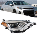 Headlight Assembly for Toyota Corolla (2014–2016) RH/Passenger Side Halogen