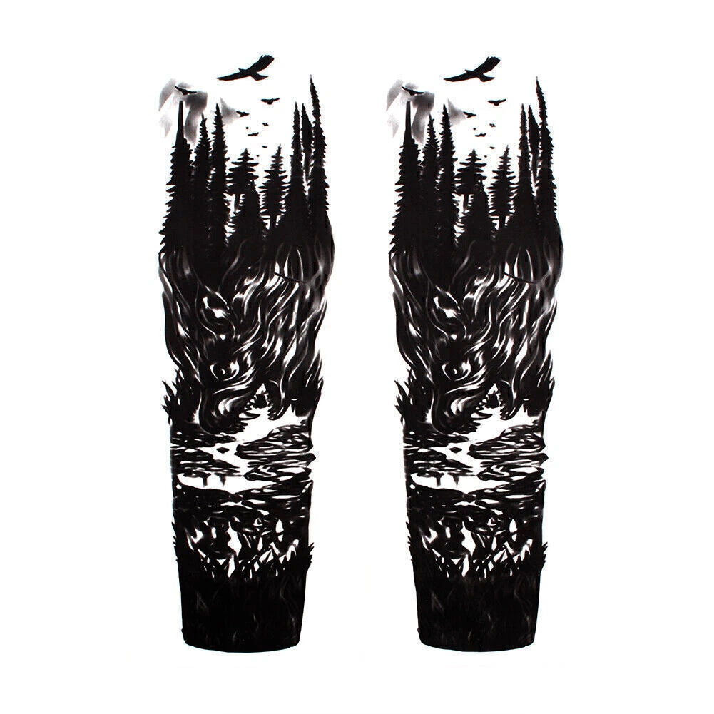 PVC Custom Front Fork Skull Decal Stickers for Harley Yamaha