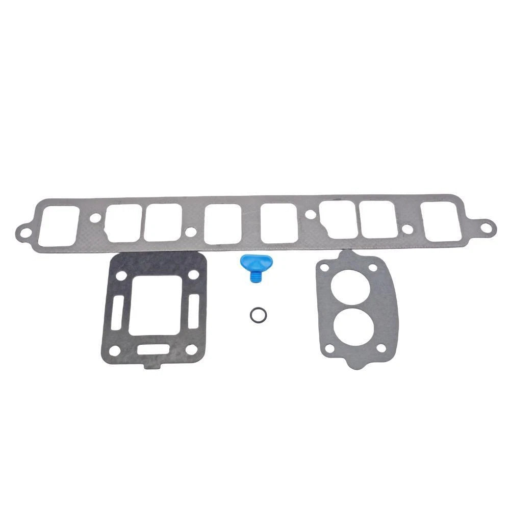 Exhaust Manifold Kit Gasket & Plug for Mercruiser (27-997772, 27-53354, 8M0119211)