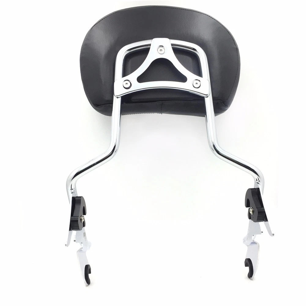 Detachable Chrome Backrest Sissy Bar for Harley Touring (2009–2018)