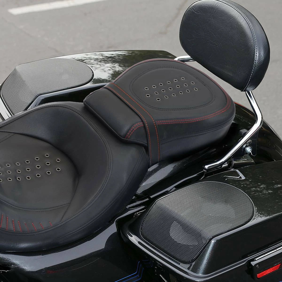 Rider Driver Passenger Seat for Harley Electra Street Road Glide (2009–2023)