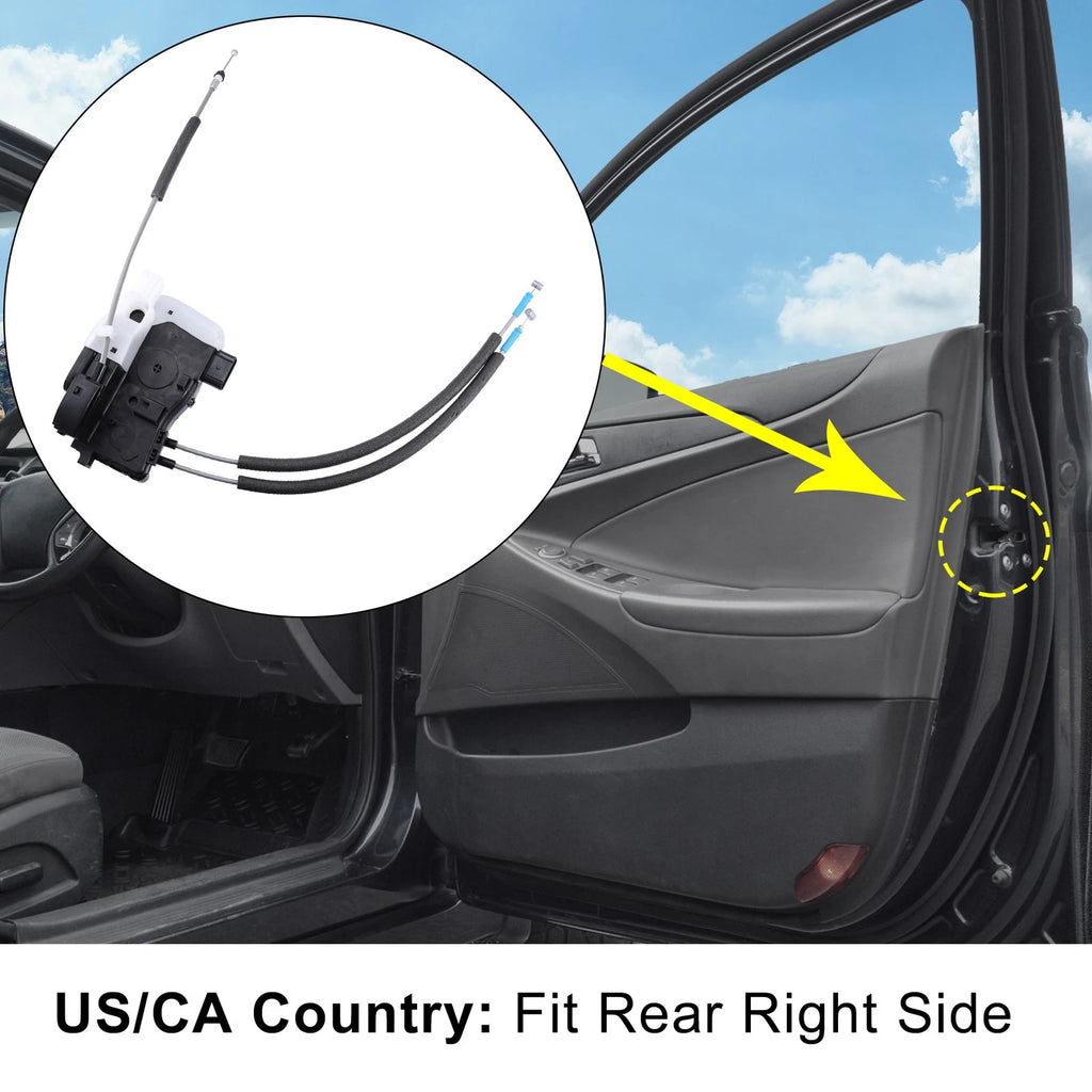Rear Right Door Latch Lock Actuator Replacement for Hyundai Tucson (2011–2015)