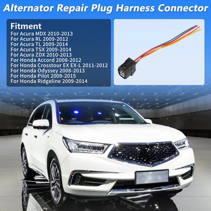 Alternator Repair Plug Harness Connector for Acura ZDX (2010–2013)