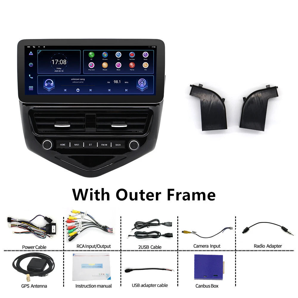 12.3'' GPS Navigation Android for Chevy Cruze (2008–2016) - 2GB + 64GB