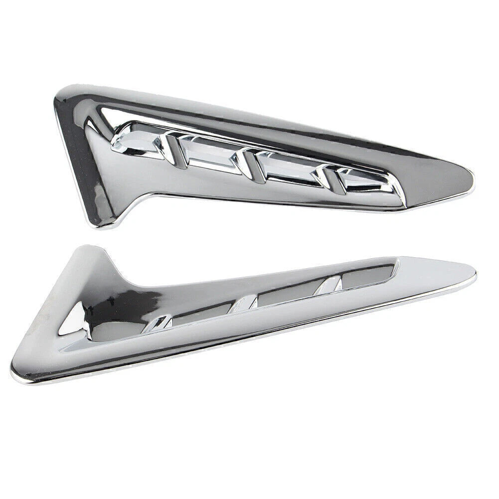2X ABS Chrome Side Air Vent Cover Trim for BMW X3 G01 (2018–2021)