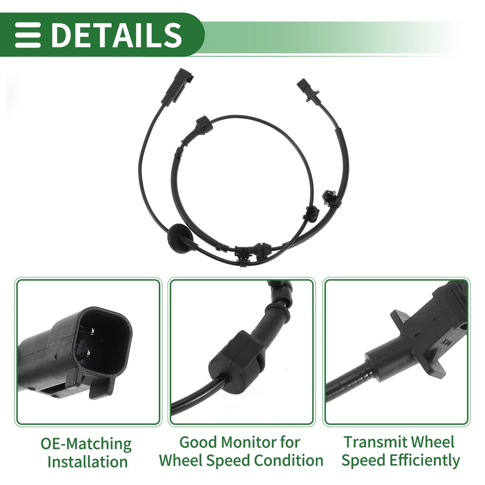 ABS Wheel Speed Sensor No. 4670A819 for Mitsubishi Outlander (2003–2006)