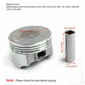 Piston Ring Kit +0.50mm for Honda XR 200 XR 200R (1980–2002) T9