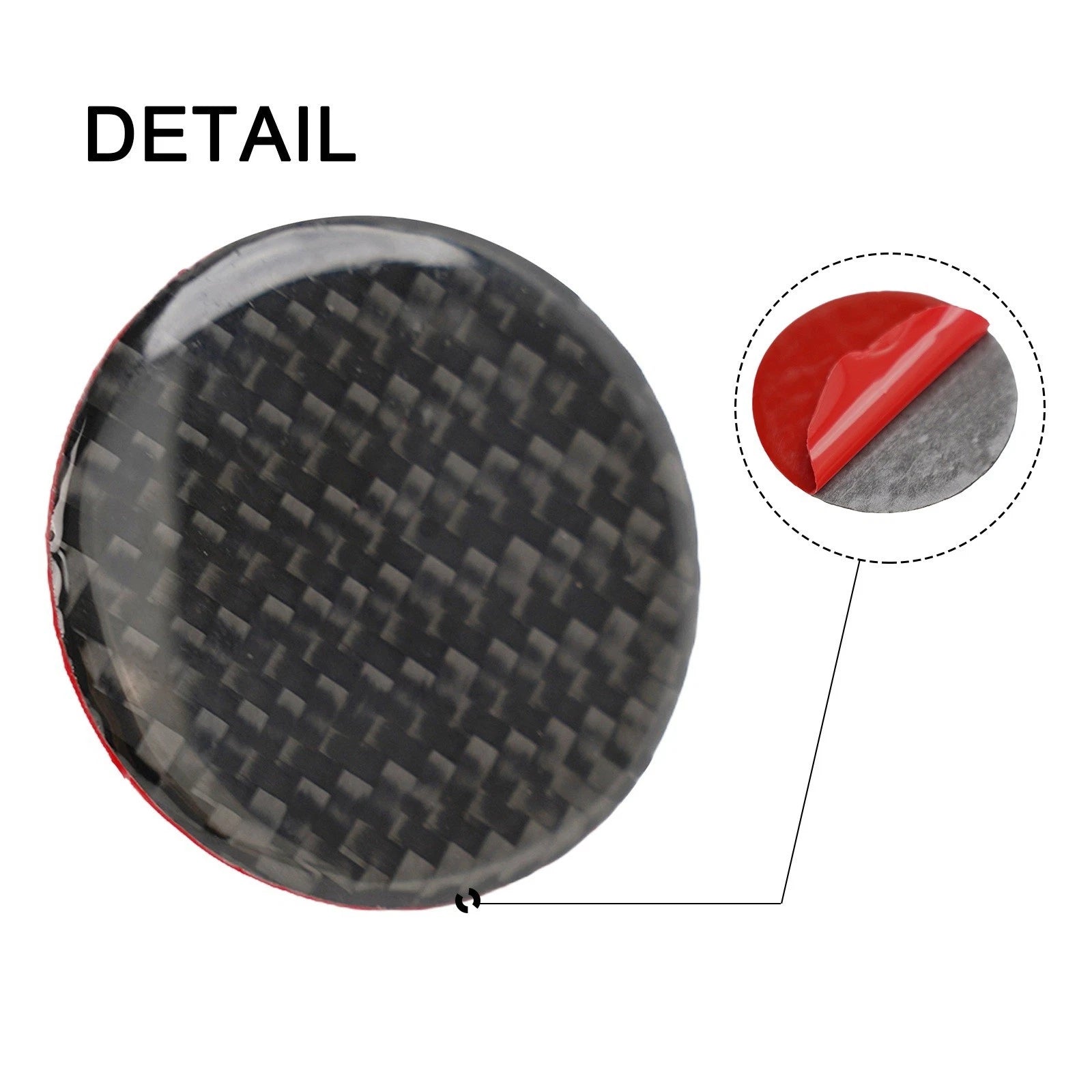 Control Knob Decorative Panel for Car (1Pcs, Carbon Fiber)