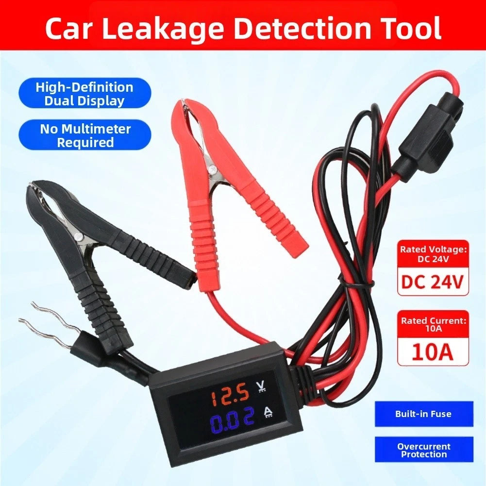 Digital Dual Display Tester for Car Battery Dark Current Diagnosis