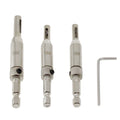 Holes Hinge Drill Bit Set (5/64", 7/64", 9/64") - High-speed Steel
