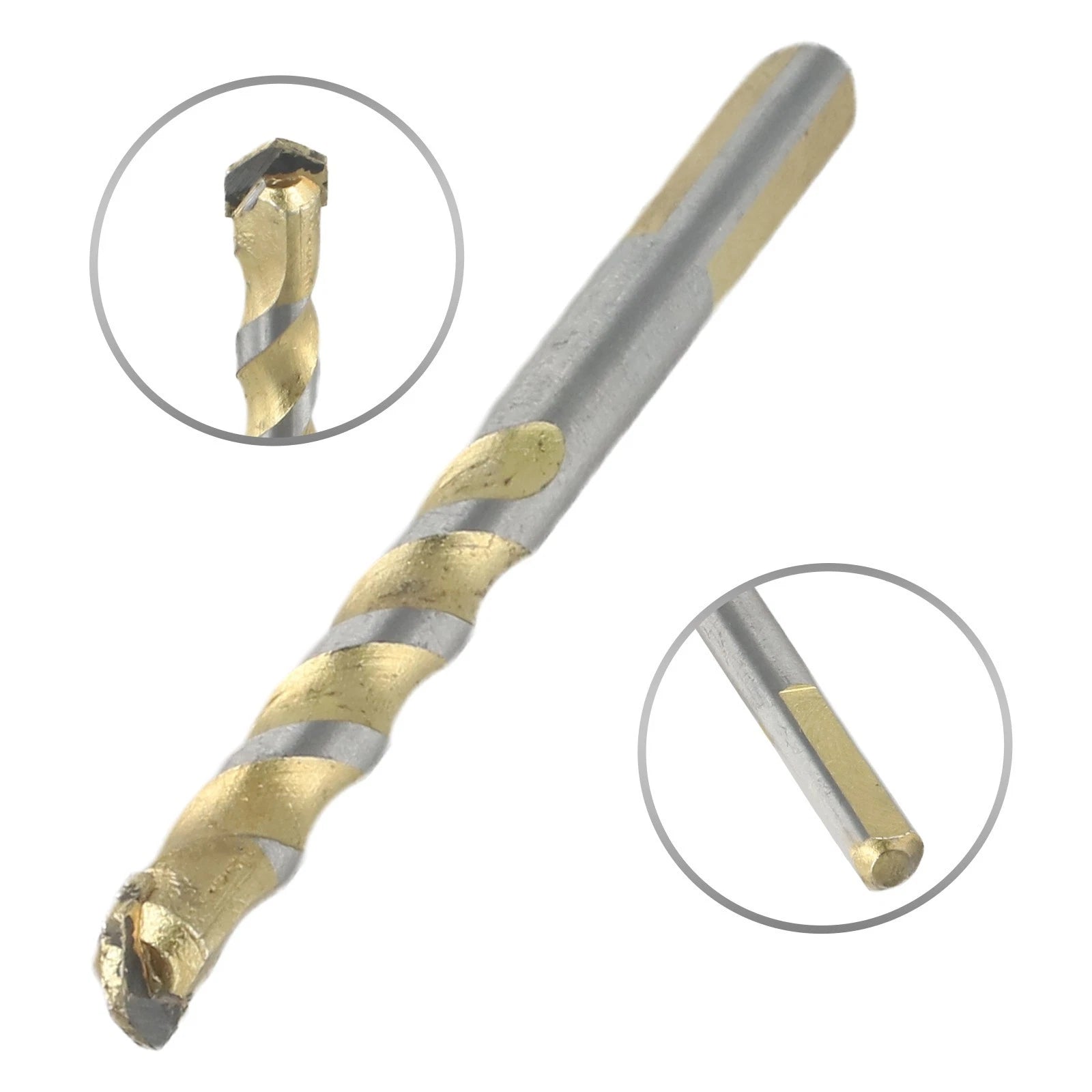 Set of 5 Carbide Tip Drill Bits 5/6/8/10/12mm 90-120mm