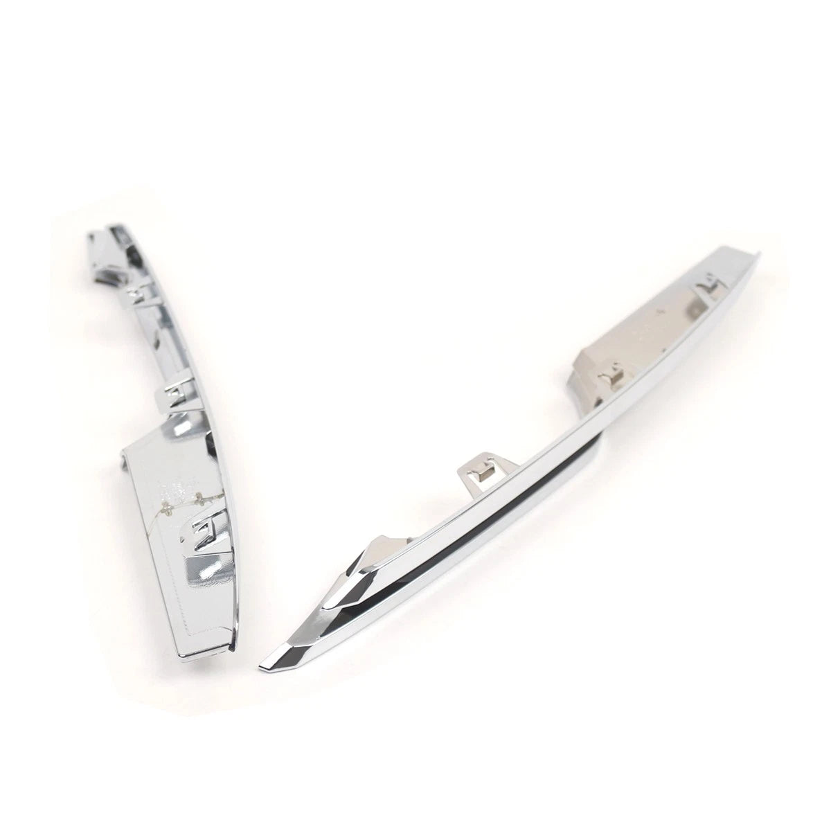 2X Chrome Bumper Trim Set for BMW 328i/320i (2012–2015)