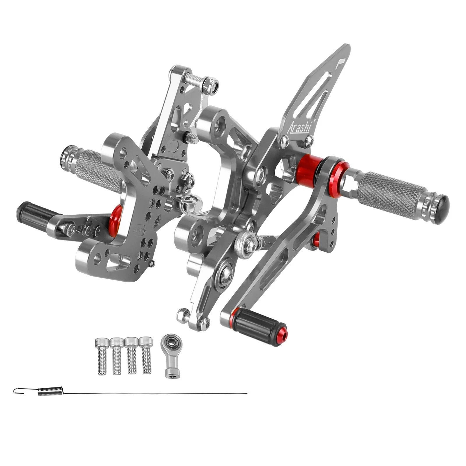 CNC Aluminum Rearsets Footpegs for Kawasaki ZX-10R ZX10 ZX1000 (2021–2023)