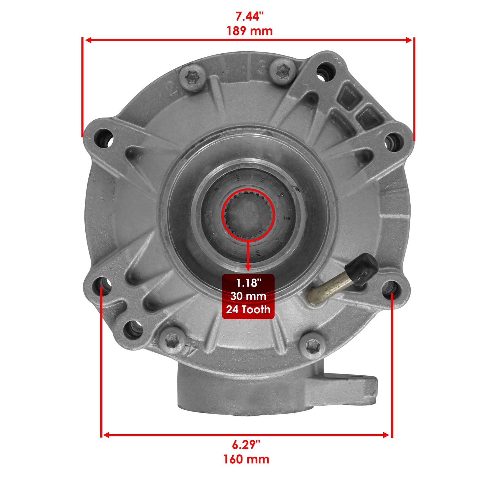 Rear Differential Gear Case Replacement for Can Am Outlander 500 2007–2012