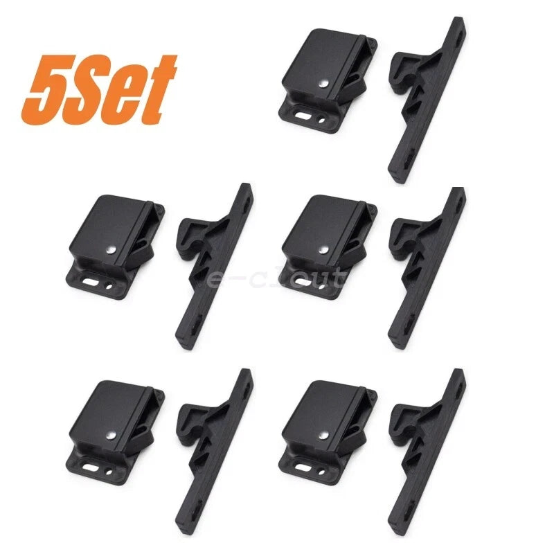5-Pack Push-to-Close Latch for RV Boat Cabinet (10 LB)