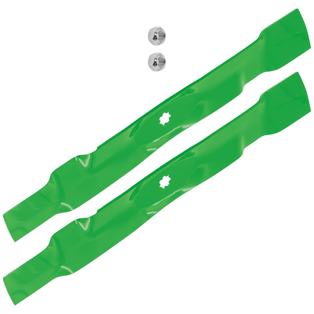 Deck Mulching Blade and Nut Replacement for John Deere D130 E100 (2003–2017)