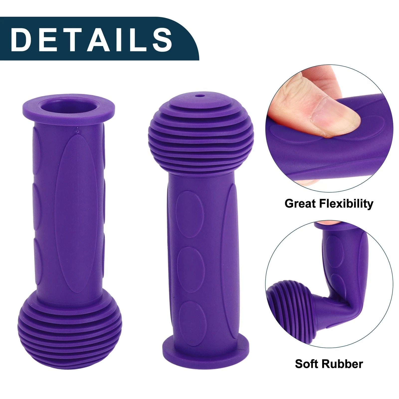 110mm Soft MTB Handlebar Grip Covers Protector for Child Bike (1 Pair)