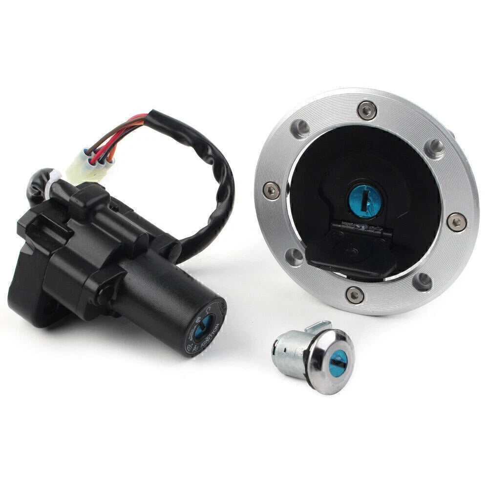 Ignition Switch & Fuel Gas Cap Cover Key Set for Suzuki GSXR1300 (2000–2023)