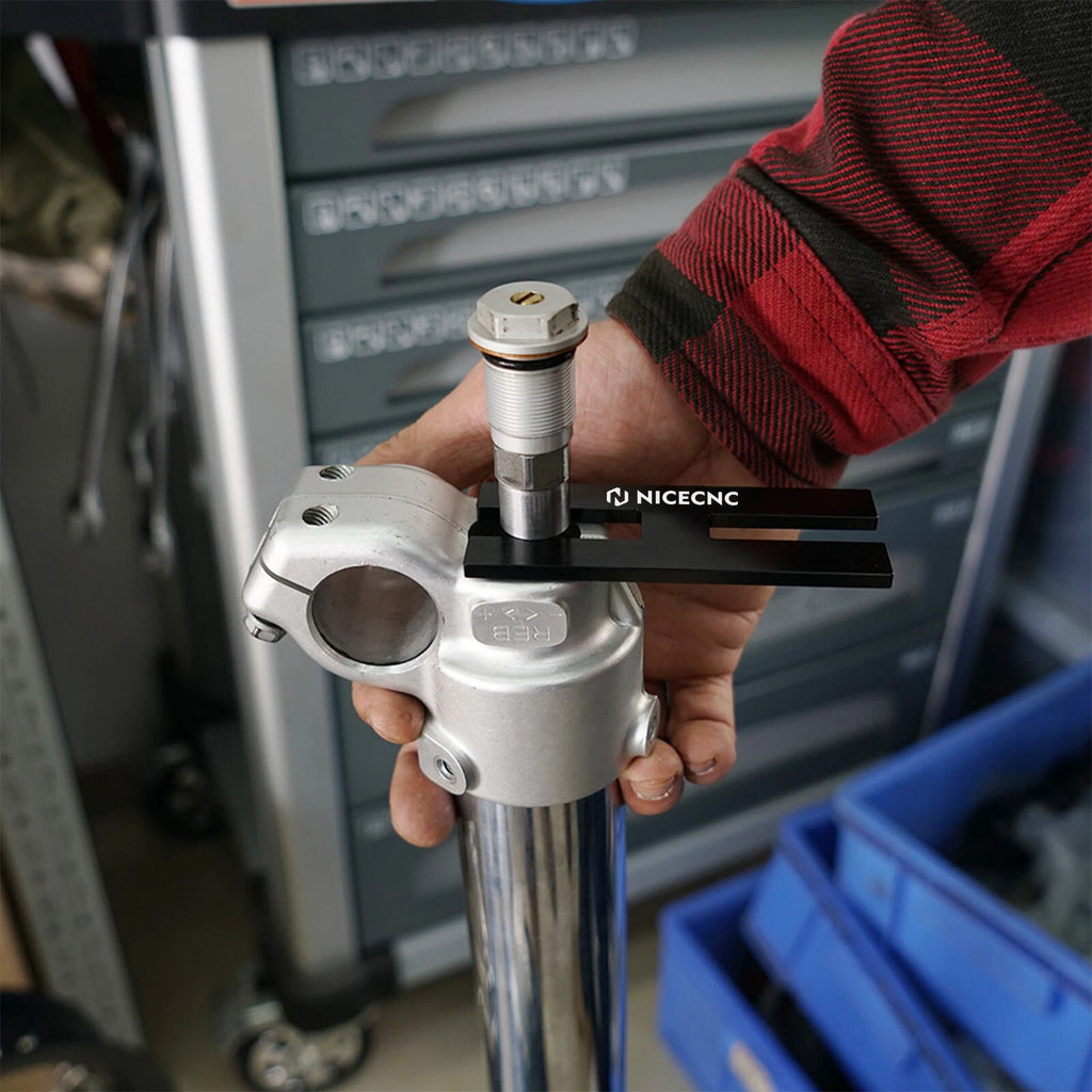 Double Ended Fork Cartridge Rod Holding Plate Tool for