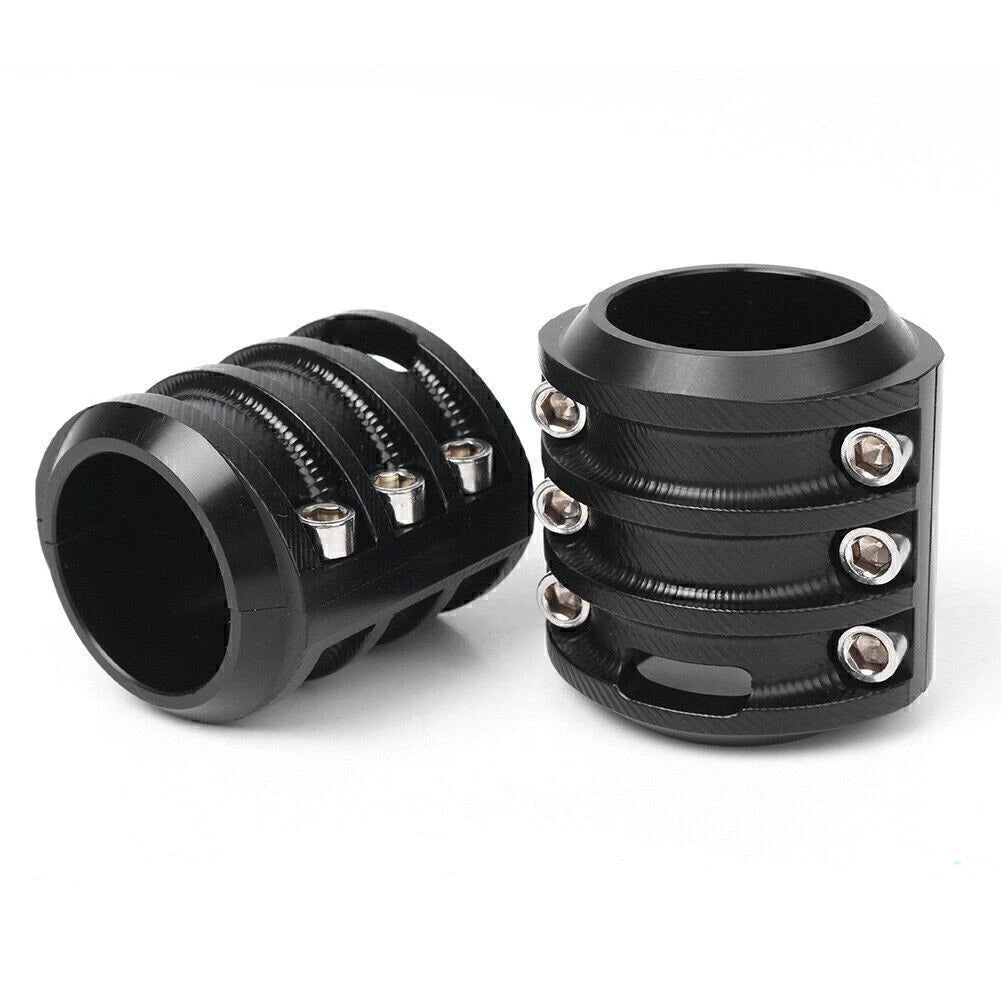 2X Front Fork Tube Shock Boot Slider Cover for BMW R 1200GS Adv (2013–2016)