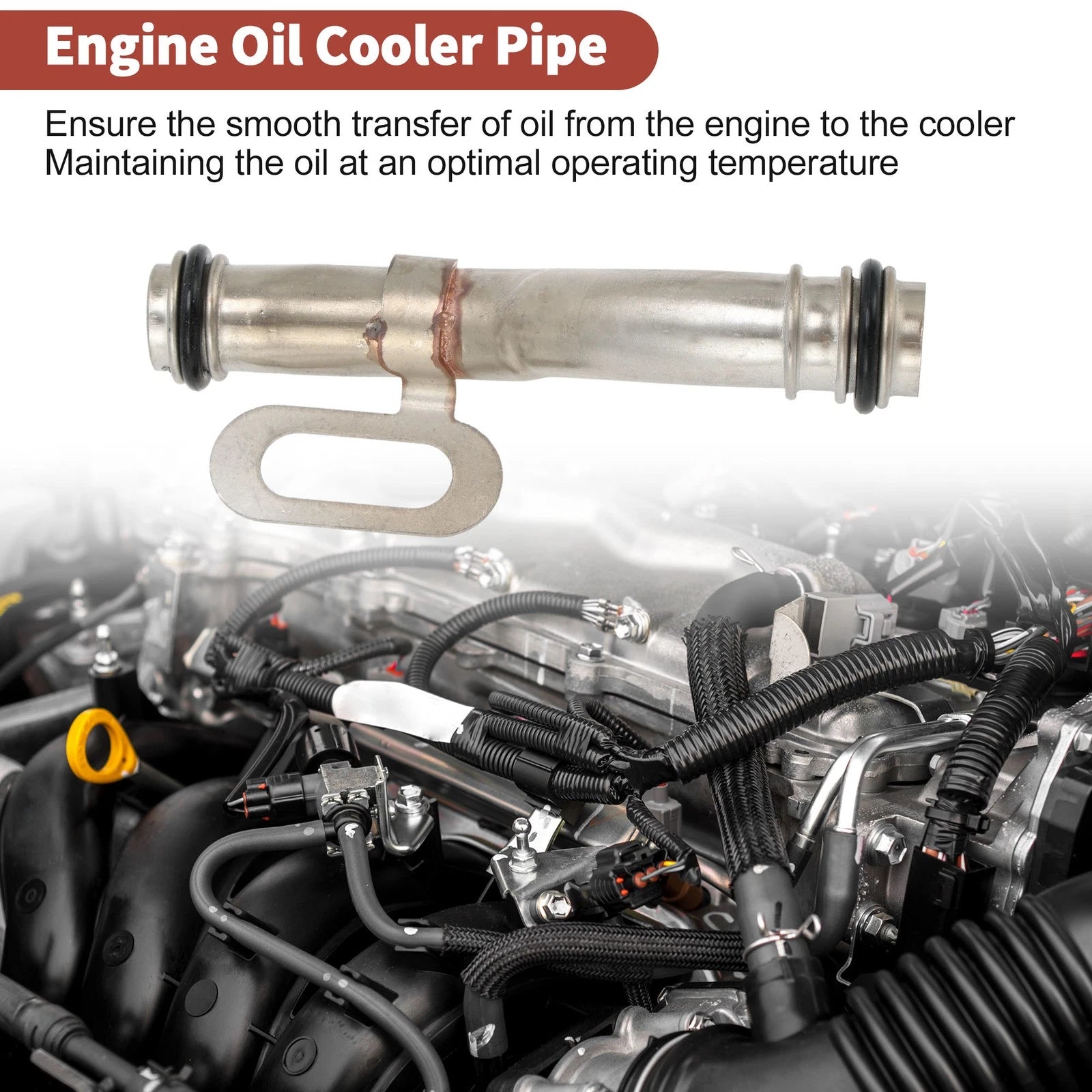 Engine Oil Cooler Tube for Chevrolet Sonic 1.8L 2012–2018 Replacement